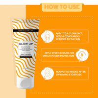Glow Up VANILLA SUNSCREEN WITH SPF 50 & PA+++ 60g