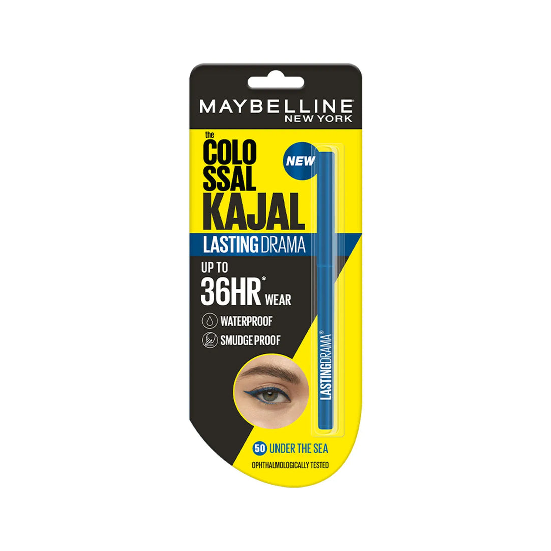 Maybelline New York Colossal Lasting drama Kajal - 36H Wear, Waterproof, Smudge Proof Kajal