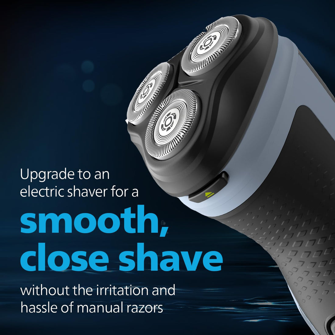 Philips Electric Shaver for Men, SkinProtect Technology, Wet and Dry Shave, 3D Floating Heads, 27 Self Sharpening Blades, Pop-up Trimmer, Cordless, Waterproof X3063/03 (New Model)