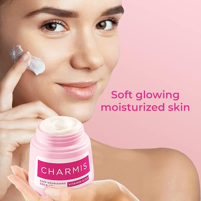 Charmis Deep Nourishing Cold Cream, Face Cream With Vitamin C, A and E, 200ml