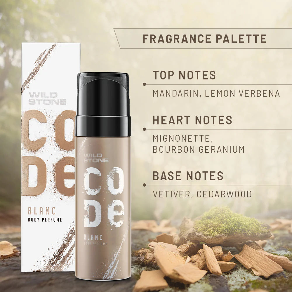 Wild Stone CODE Blanc Body Perfume 120ml