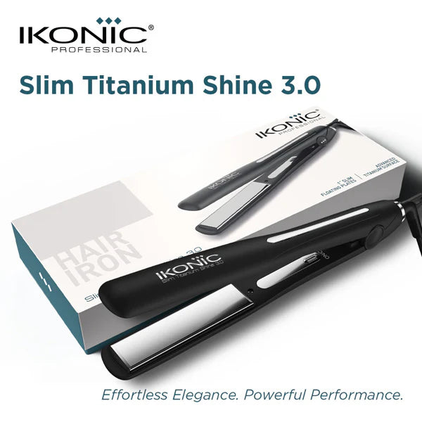 Ikonic Hair Straightener - Slim Titanium Shine 3.0