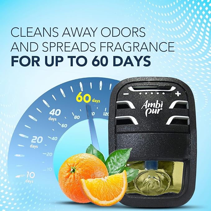 Ambi Pur Sweet Citrus And Zest Car Air Freshener Starter 7.5ml