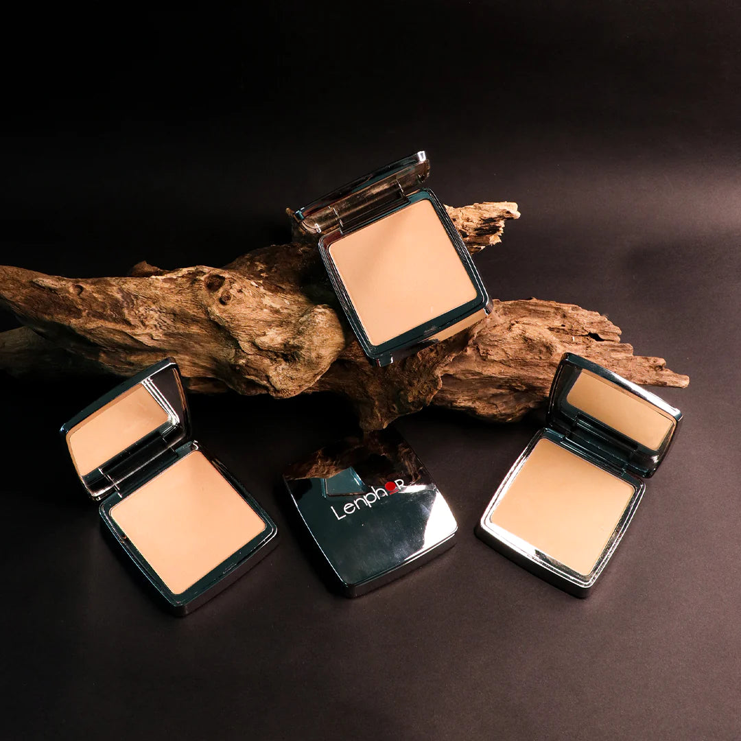 Lenphor Flawless Matte Compact Powder With Spf 25 IVORY