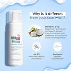 Sebamed Clear Face Cleansing Foam for Acne prone Skin 150 ml I pH 5.5 I Gentle, Effective hydrating cleanser for pimples | Face wash |men & womenl Oil Free l Clinically proven l Toxin free