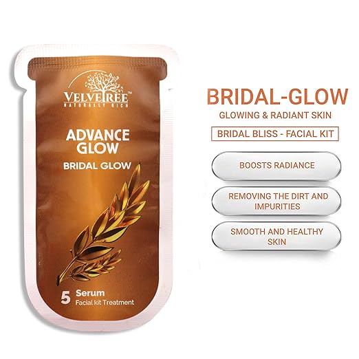 Velvetree Hydro Jelly Facial Kit Bridal Glow with 24k Gold Advance Glow