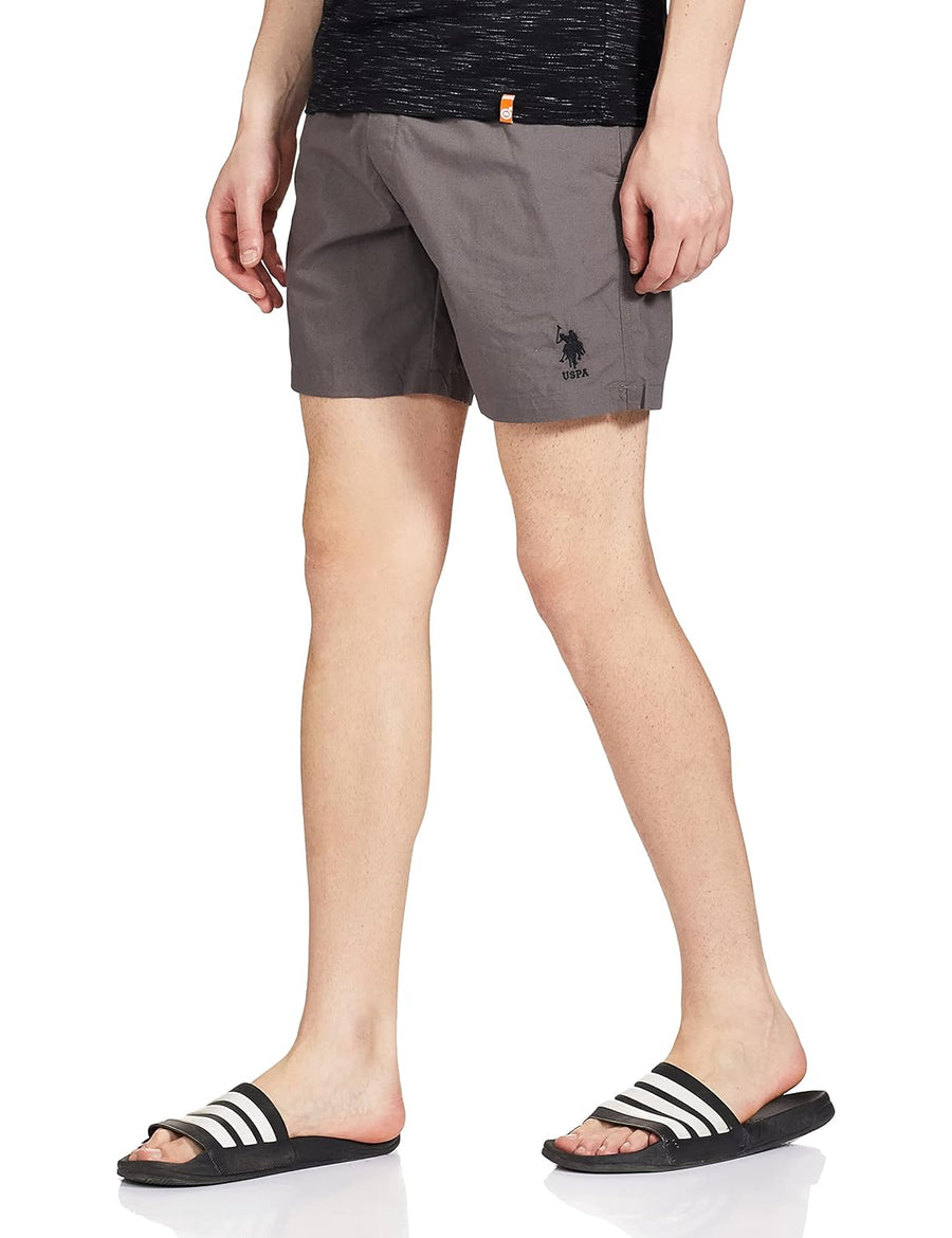 U.S. Polo Assn. Mens Pure Cotton Brushed Elastic I108 Boxers - Pack Of 1