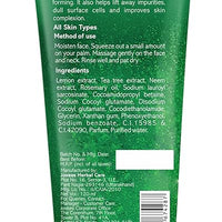 Jovees Herbal Neem Face Wash With Neem| For Oily & Acne Prone Skin | Oil Control, Remove Impurities And Prevents Pimples For Men & Women | 120 ML