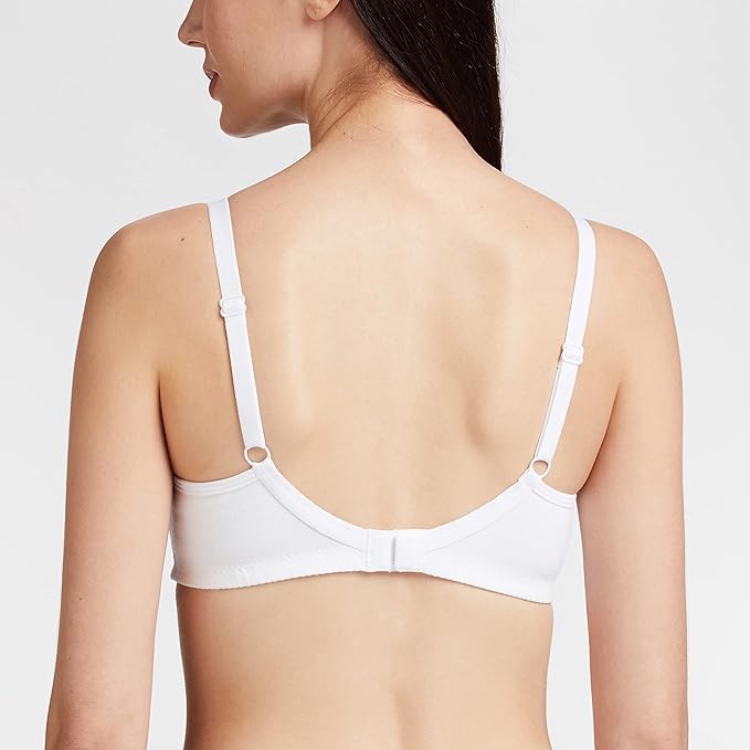 Enamor AB75 M Frame No Bounce Full Support Cotton Bra for Women - Non-Padded Non-Wired & Full Coverage with Cooling Technology | Available in Solid Colours