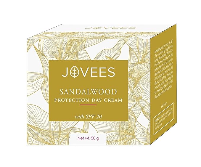 Jovees Herbal Sandalwood Protection Day Cream SPF-20, 50g