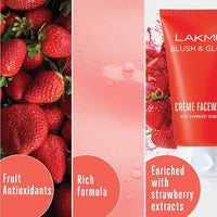 Lakmé Strawberry Creme Face Wash 50g