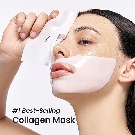 BIODANCE Bio-Collagen Real Deep Mask, Hydrating Overnight Hydrogel Mask, Pore Minimizing, Elasticity Improvement 1Pcs, 34g