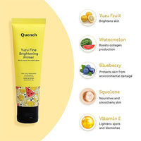 Quench Botanics Yuzu Fine Brightening Primer | Korean Skin care, Hydrate, Smoothen and Brighten, 30ml