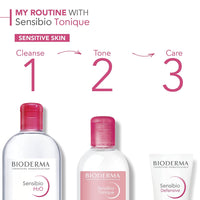 Bioderma Sensibio H2O Daily Soothing Cleanser, Make up Pollution & Impurities Remover Face Eyes Sensitive skin, 250ml