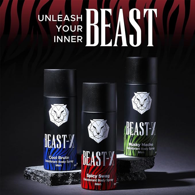 BEAST - X MUSKY MACHO DEODORANT BODY SPRAY MEN 150ml