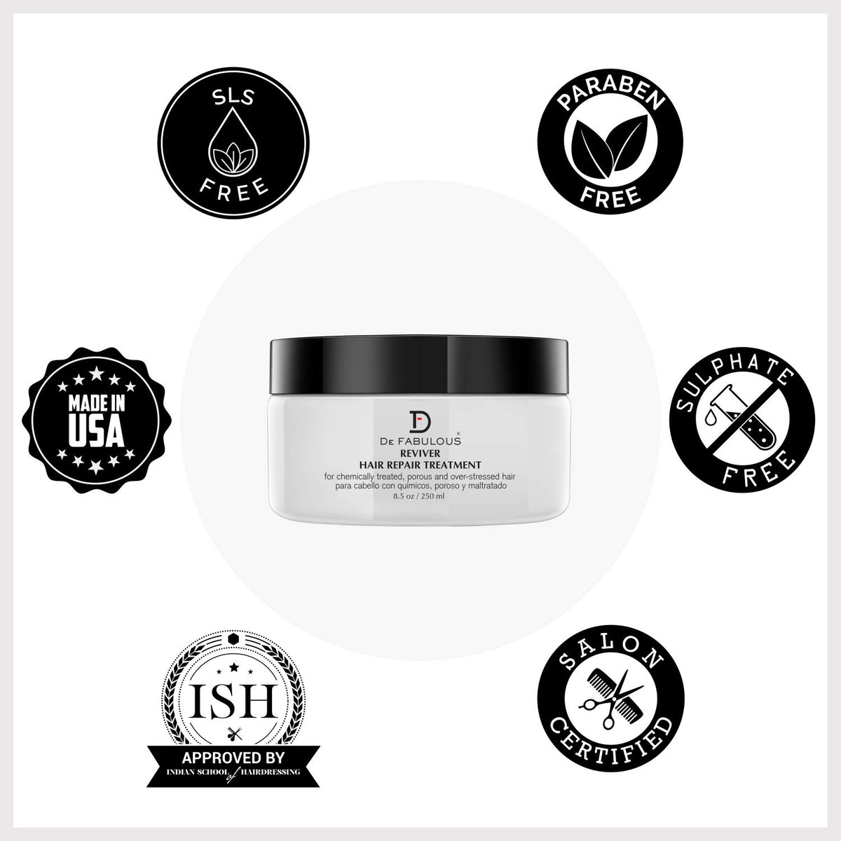 De Fabulous Reviver Hair Repair Treatment 250ml