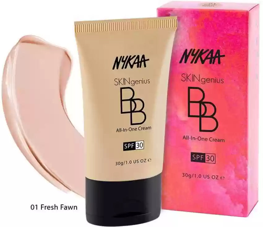 NYKAA SKINgenius All In One BB Cream - fresh fawn 01  (30g)