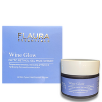 FLAURA ESSENTIALS Wine Glow Phyto Retinol Gel Moisturiser 100g