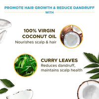 COCO SOUL CURRY LEAVES HAIR OIL POWERED WITH EXTRA VIRGIN COCONUT OIL 200ml