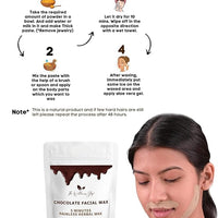 The Ayurveda Rituals Chocolate Facial Wax- 5 Min Painless Face Wax Powder 100g