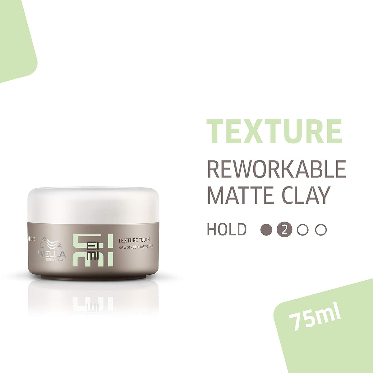 Wella Professional EIMI Texture Touch reworkable matte Clay Hold 2 75ml