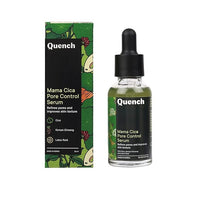 Quench Botanics Mama Cica Pore Control Serum | Refines pores and Improves Skin Texture| Cica, Korean ginseng and Lotus Root | Korean Skin Care 30ml