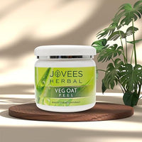 Jovees Veg Oat Face Peel Removes Acne Pimple and Tanning | with Almond Powder and Wheat Grain 250g