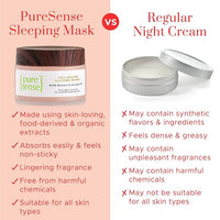 PureSense Anti-Ageing Sleeping Mask - Retinol & Rosehip Oil, For Youthful, Glowing Skin, 50 g