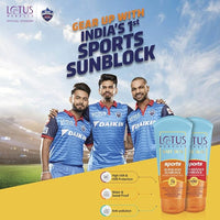 Lotus Herbals Safe Sun Sports Pro-Defence Sunscreen Cream SPF 100 PA+++, Sweat & Waterproof, Preservatives Free, 80g