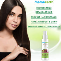 Mamaearth Onion Hair Serum For Silky & Smooth Hair, Tames Frizzy Hair, with Onion & Biotin for Strong, Tangle Free & Frizz-Free Hair - 100 ml