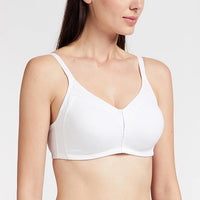 Enamor AB75 M Frame No Bounce Full Support Cotton Bra for Women - Non-Padded Non-Wired & Full Coverage with Cooling Technology | Available in Solid Colours