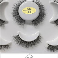 GOURI COSMETICS™ 3D FALSE EYELASHES - False Eyelashes for Women - ( 5 Pair Pack )