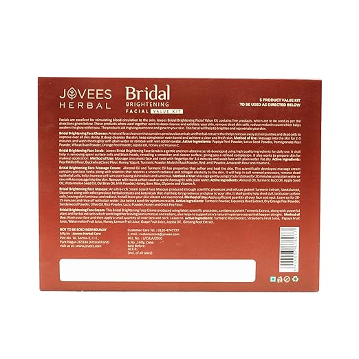 Jovees Herbal Bridal Beightening Facial Value Kit