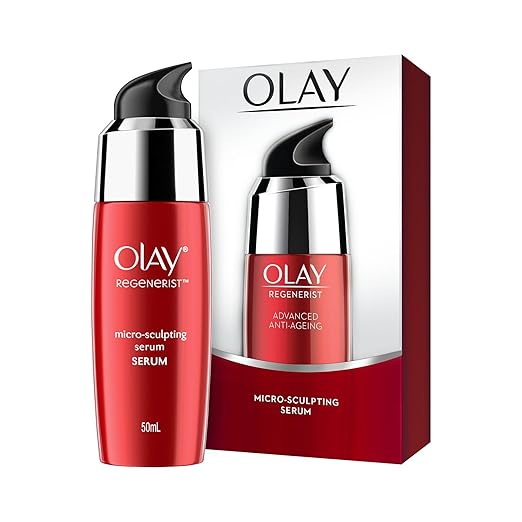 Olay Regenerist Micosculpting Serum | Hydrated, Plump, Bouncy Skin | With Hyaluronic Acid, Niacinamide and Peptides | Normal, Oily, Dry, Combination Skin | 50ml