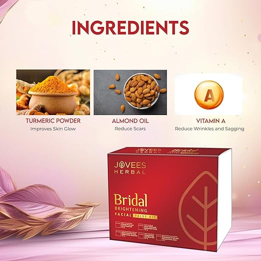 Jovees Herbal Bridal Beightening Facial Value Kit