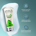 Lotus Herbals White Glow Active Skin Whitening and Oil Control Facewash, 100g