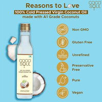 COCO SOUL 100% COLD PRESSED VIRGIN COCONUT OIL 250ml