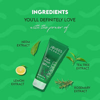 Jovees Herbal Neem Face Wash With Neem| For Oily & Acne Prone Skin | Oil Control, Remove Impurities And Prevents Pimples For Men & Women | 120 ML