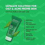 Jovees Herbal Neem Face Wash With Neem| For Oily & Acne Prone Skin | Oil Control, Remove Impurities And Prevents Pimples For Men & Women | 120 ML