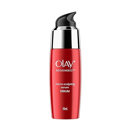 Olay Regenerist Micosculpting Serum | Hydrated, Plump, Bouncy Skin | With Hyaluronic Acid, Niacinamide and Peptides | Normal, Oily, Dry, Combination Skin | 50ml