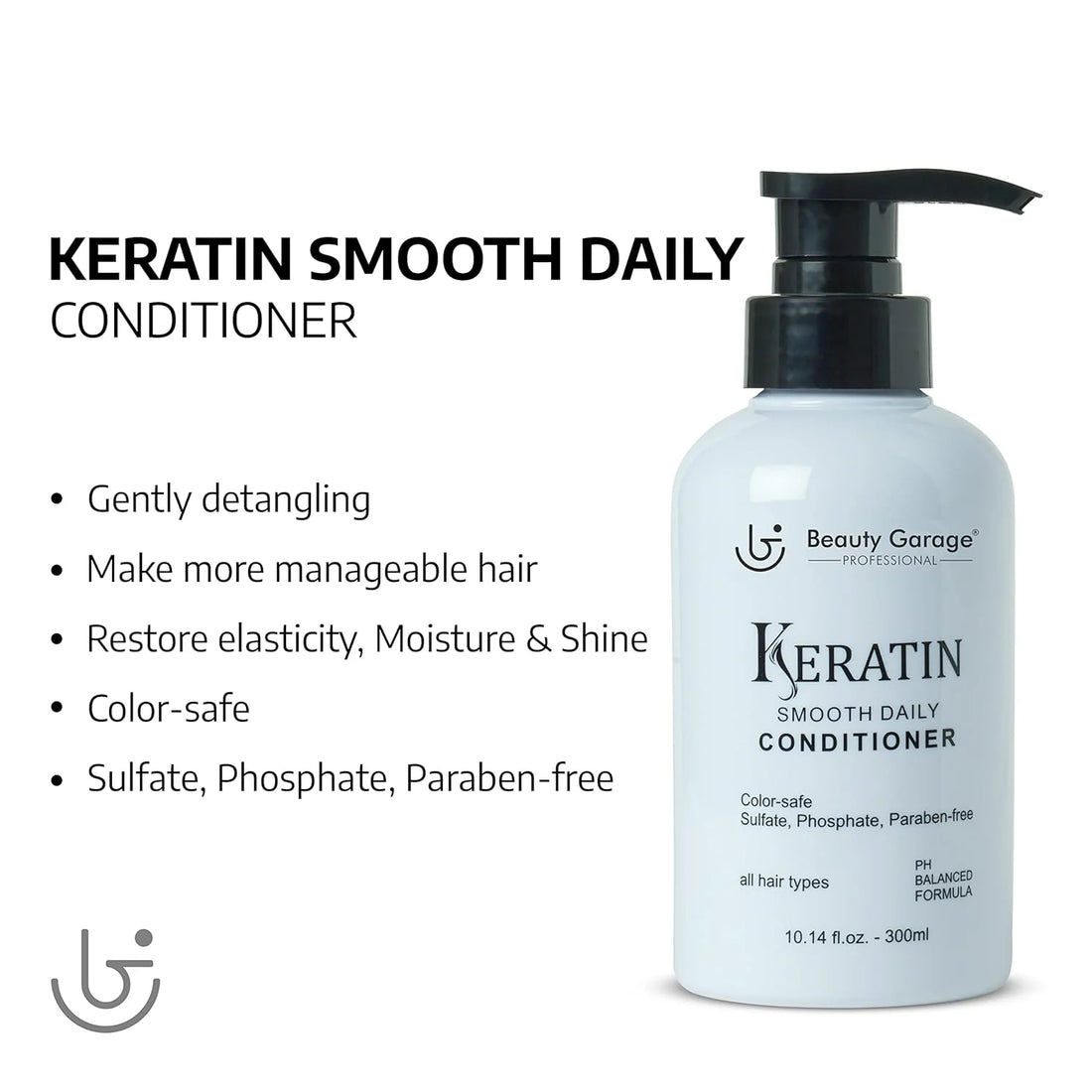 Beauty Garage Professional Keratine Smooth Daily Conditioner 300ml