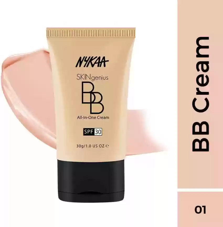 NYKAA SKINgenius All In One BB Cream - fresh fawn 01  (30g)