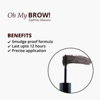 NYKAA Oh My Brow! Eyebrow Mascara-Sirius Brown 01  (4.2ml)