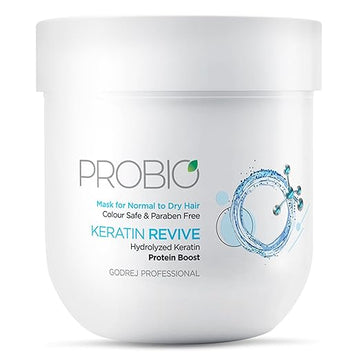 Godrej Professional Probio Revive Hair Mask (200g) | For Normal to Dry Hair | No Sulphate & Paraben | Color Safe