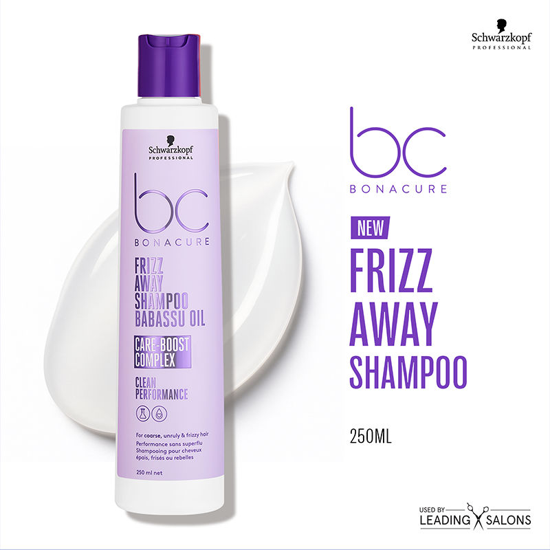 Schwarzkopf Professional Bonacure Frizz Away Shampoo with Babassu Oil, 250ml