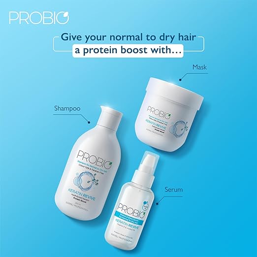 Godrej Professional Probio Keratin Revive Hair Mask (200g) | For Normal to Dry Hair | No Sulphate & Paraben | Color Safe