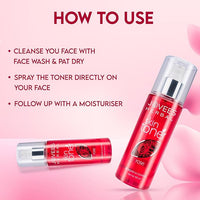 Jovees Herbal Rose Skin Toner For Refreshing Youthful Skin, Tightens Pores, Healthy Glow | Face Mist & Toner For Normal to Dry Skin | Paraben, Alcohol And Chemical Free- 200ml