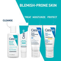 CeraVe Blemish Control Cleanser with 2% Salicylic Acid & Niacinamide for Acne Prone Skin, Controls Acne & Spots, Unclog Pores & Reduces Blemishes 88ml