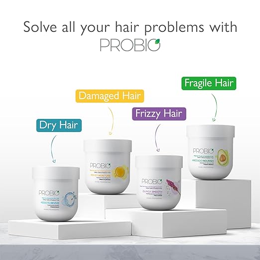 Godrej Professional Probio Keratin Revive Hair Mask (200g) | For Normal to Dry Hair | No Sulphate & Paraben | Color Safe
