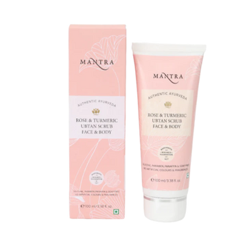 Mantra Rose & Turmeric Ubtan Scrub Face & Body 100 ml